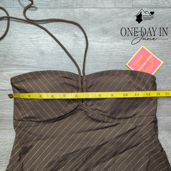 Isaac Mizrahi Halter Padded Top Size S - Picture 3 of 5